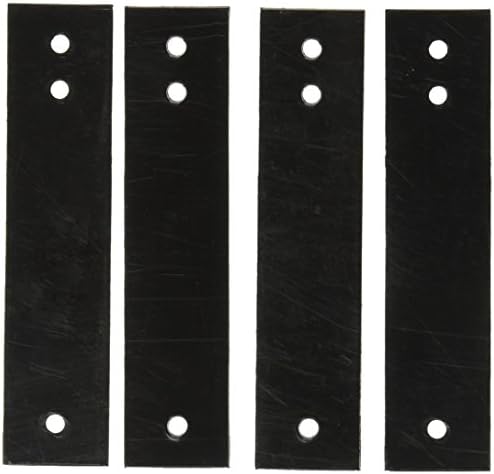 MAGNASPHERE HSS-1270 Plastic Spacers for HS-L1.5 Series UL634 Level 1 High Security Contacts, 1/16" Thick, Black (Pack of 4)