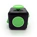 Maggift Fidget Cube Dice toy Stress Cube relieve Anxiety (Black-green)