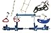 Kids Deluxe with Indoor Swing, Plastic Rings, Trapeze Bar, Climbing Ladder, and Swinging Rope