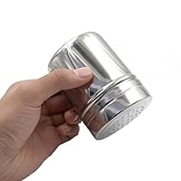 Haodeba Stainless Steel Multifunctional Shaker for Icing Sugar, Cocoa, Flour, Chili Powder, Pepper