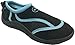 Ladies Womens Waterproof Water Shoes Aqua Socks Beach Pool Yoga Exercise Black/Light Blue 8