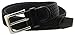 Mens Braided Elastic Stretch Belt Leather Tipped End and Silver Metal Buckle Plus Size XXL/2XL and XXXL/3XL