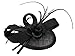 Fascinators Hat, Fascigirl Sinamay Feather Veil Flower Pillbox Hat Hair Clip Kentucky Derby Hat for Women Girls Party Wedding