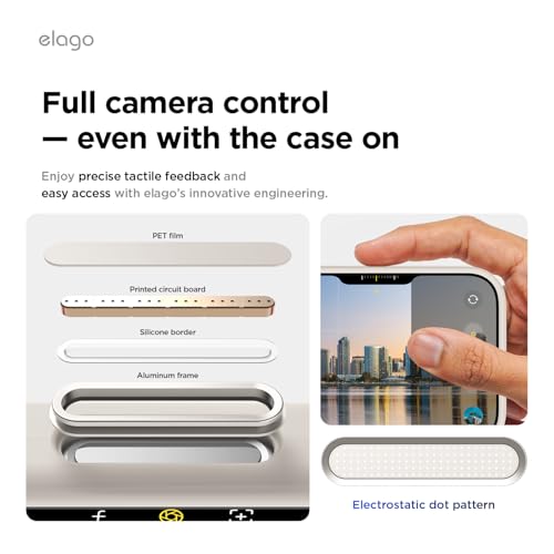 elago Funda Magnética de Silicona para iPhone 17 Pro MAX 6,9'' - Compatible con MagSafe, Silicona Líquida Premium, Funda Protectora, Antigolpes, Perfil Delgado (Piedra)