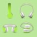 LilGadgets Connect+ Wired Kids Headphones for School with Microphone, Volume Limiting & Noise Reduction On-Ear Headset with Cord, SharePort Technology & SoftTouch Padding, Green Headphones for Kids