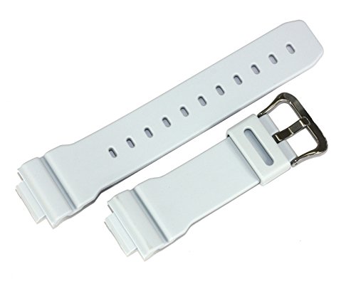 Casio 10222709 Genuine Factory Replacement Resin Watch Band fits DW-6900FS-8SJ DW-6900FS-8J