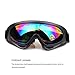 Binboll Adjustable UV Protective Outdoor Glasses Motorcycle Goggles Dust-Proof Protective Combat Goggles Military Sunglasses Ski Goggles to Prevent Particulates and Fog in Colorful