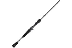 Abu Garcia Vengeance Casting Fishing Rod, 1-Piece Graphite Fishing Rod for Freshwater or Saltwater Fishing, Shock Absorbing Tip