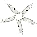 Cord Keeper (Cord Clam) 5-Pack Handmade by Hide & Drink :: White