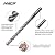 SDS Plus Hammer Drill Bit Set, 5pcs Carbide Rebar Bits for Concrete, Masonry, Brick, Granite