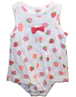 Child of Mine Baby Girls' Dress Up Sunsuit Bodysuit Outfit