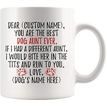 dog aunt mug