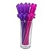 24 Pack Bachelorette Party Drinking Straws for Girls Night Out Bachelor Supplies Favors Party Gift Idea (Colorful Straws 24 Pack with 1 pack Confetti)