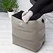 Premium Inflatable Foot Rest Pillow - A Travel Foot Rest for Adults & Kids You Will Love + 2 Free Accessories Included - Adjustable Height Ottoman Foot Rest/Foot Elevator for Medical Purposes