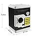 Jhua Cartoon Piggy Bank Password Electronic Money Bank Safe Saving Box ATM Bank Safe Locks Panda Smart Voice Prompt Money Piggy Box for Children/Christmas Gift (Black)