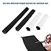 JOTO 10.83ft Cable Management Sleeve, Cuttable Neoprene Cord Management Organizer System, Flexible Cable Wrap Cover Wire Hider for Desk TV Computer Office Home Theater -Reversible Black/White, Small