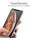 Singularity Products iPhone Xs Max Front and Back Screen Protector, Tempered Glass Screen Protectors HD Clear Anti Fingerprint Front and Back Glass Protector Film Compatible iPhone Xs Max 6.5 inch.