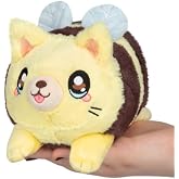 Squishable - Snugglemi Snackers Cat Bee - SynthiSquish Collection - 7 in - Soft Toy Collectible Stuffed Animal - Beans