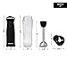 Gourmia GBJ190 Handheld & Immersion Blender - Personal Portable Smoothie Maker - 7 Speed Settings - Blend Fruit Drinks & shakes Directly In Bonus Bpa-Free 500ml Travel Bottle with Lid -300W - Black