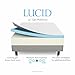 LUCID 12 Inch Gel Infused Memory Foam Mattress - CertiPUR-US Certified - 10-Year Warranty - Queen