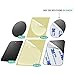 Nekteck Metal Plates for Magnetic Car Mount, Replacement Metal Plates with Strong Adhesive for Magnetic Air Vent Phone Car Mount Holder,GPS Holder, 4 Rectangulars and 4 Rounds, 8 Pack, Black