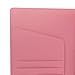 Pink Padfolio Clipboard Portfolio Folder with Pen - Geila PU Leather Resume Portfolio - Interview/Legal Document Organizer & Conference Folder for Business School Office - with 8.5 x11In Writing Pad