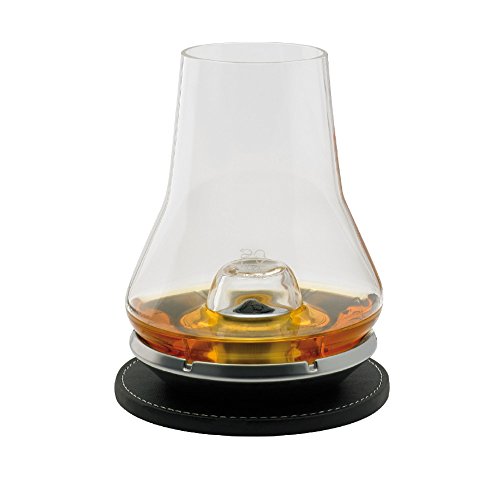 Peugeot 266097 Impitoyable Whisky Tasting Set. Includes Cordial Glass and Chilling Base