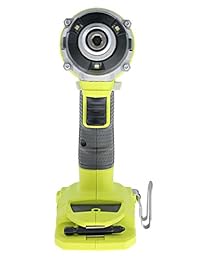 Ryobi P238 18 V Uno + Brushless 1 4 2,000 inch Libra, 3100 RPM Taladro Atornillador de impacto W gripzone overmold, clip de cinturón, y tri beam LED (Herramienta Eléctrica sólo, Batería no incluida)