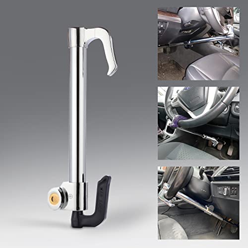 ROADGIVE Universal Steering Wheel Brake Lock Bar AntiTheft Locking