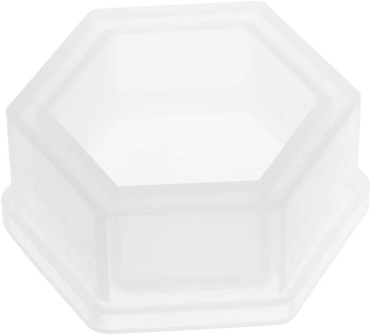 Duoyuanersty Hexagon Flower Pot DIY Silicone Molds Garden Planter Cement Concrete Vase Soap Moulds