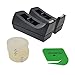 Weighted Tape Dispensers (2 Pack Includes Tape Rolls and Letter Opener)