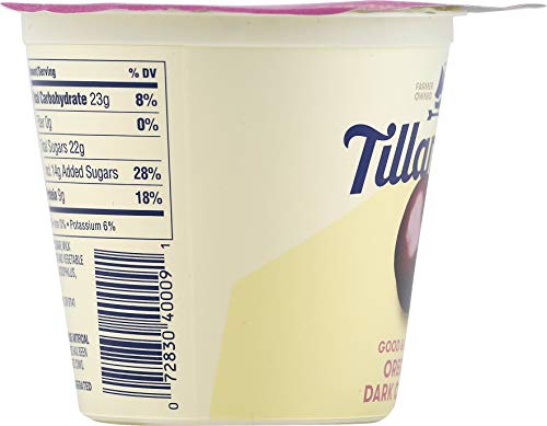 Tillamook Dark Cherry Lowfat Yogurt, 6 oz (Packaging May Vary)
