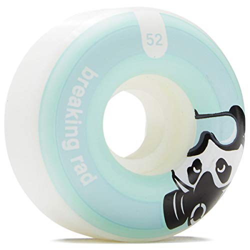 Enjoi Breaking Rad Skateboard Wheels - White - 52mm