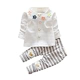 Taiycyxgan Baby Girls Clothing Sets Tops + Pants 2PCs Cardigan Clothes Suit