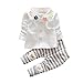 Taiycyxgan Baby Girls Clothing Sets Tops + Pants 2PCs Cardigan Clothes Suit