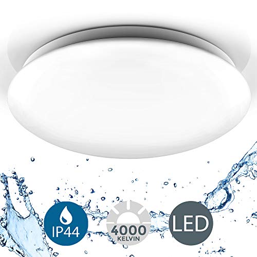 B.K.Licht I Plafondlamp I badkamer lamp I plafoniere I IP44 I Ø38.5cm I 4.000K I 1.600Lm I 18W LED plafonniere I… - Afbeelding 3