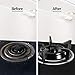 TRUSBER Gas Stove Burner Covers, 0.2 mm Double Thickness Gas Range Protectors, Reusable Stovetop Burner Liner Covers, Non-Stick, Easy Clean Cover Mat Pad (Pack of 4)