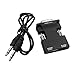 HUACAM HDMI to VGA Adapter/Converter 1080P HDMI Female to VGA Male Converter Adapter Dongle 3.5mm Stereo Audio Cable- for TVs, Computers, Laptops, Gaming Consoles, Blu-ray DVD Players & More