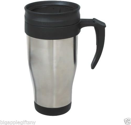 Stainless Steel Insulated Double Wall Travel Coffee Mug CUP 14 Oz New!!