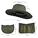 Seektop Fishing Hat, Men Women UPF 50+ Protection Outdoor Sun Hiking Hat with Removable Neck Flap and Face Cover Mask -Kit Include Cooling Arm Sleeves, Cooling Towel