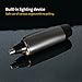 Zoommate Professional Nose Hair Trimmer, Powerful Waterproof Nose Ear Hair Trimmer for Men, Wet/Dry Use Nose Clippers with LED Light, Battery Operated(Included an AA Battery)