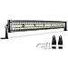 LED Light Bar 29"(32" with Mounting Bracket) Curved DWVO 390W Triple Row 35000LM Upgrade Chipset Led Work Light for Off Road Driving Fog Lamp IP68 WATERPROOF Spot & Flood Light Bars, 2 Year Warranty