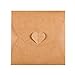 Retro Love CD DVD Kraft Paper Sleeves Envelope from Ocharzy (100 Pack, A)