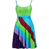 Women's 13 Going On 30 Cosplay Costume Dress Jenna Rink Costume Y2K Retro Summer Mini Slip Dress