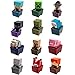 Minecraft Minecart 12 Random Mini Figure Rolling Carts in Blind Boxes May Include Steve, Alex, Creeper, Enderman, Zombie, Skeleton, Mooshroom, Pig, Iron Golem, Wolf, Dyed Sheep and Witch Minifigures
