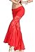 ZLTdream Belly Dance Lace Fishtail Pants for Petite Figure Women Rave Outfit