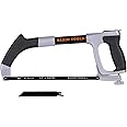 Klein Tools 702-12 Hack Saw, Includes Hand Saw and Reciprocating Blades, Adjustable Tension to 30,000 PSI