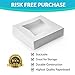 Cake Boxes - Set of 15 Pie Window Boxes 10 Inches by 10 Inches by 2 1/2 Inches White Paperboard Bakery Box by Upper Midland Products