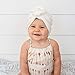 DRESHOW BQUBO 5 Pieces Baby Turban Hats Turban Bun Knot Baby Infant Beanie Baby Girl Soft Cute Toddler Cap
