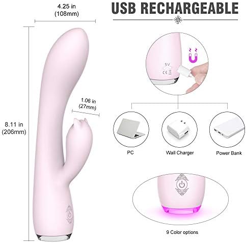 Two People Realistic Rabbit Oral Intelligent USB Rechargeable Waterproof Silicone with Strong Motor Female Toys Women Care Man Body Games